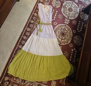 Flying Tomato Pastel Maxi Dress with Belt